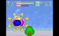 une photo d'Ã©cran de Yoshi s Safari sur Nintendo Super Nes